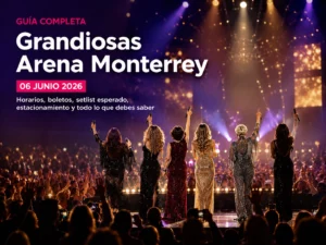 Grandiosas Invicto en Arena Monterrey 2026: boletos, precios y guía 6 junio