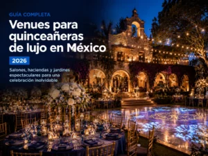 Venues para quinceaneras de lujo en Mexico: guia de salones, haciendas y jardines por ciudad